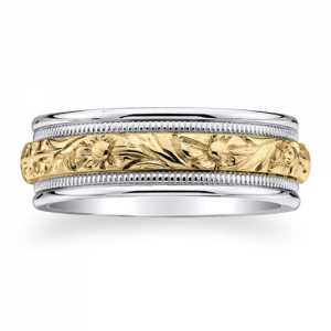 24-I-8mm – 14K Gold Wedding Band