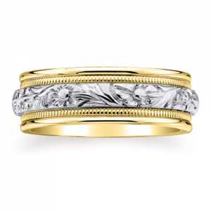 24-J-8mm – 14K Gold Wedding Band