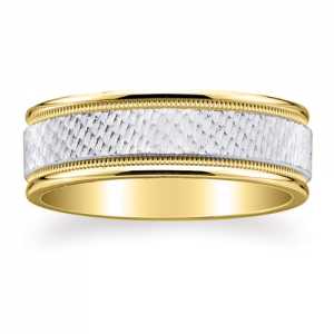 25-F-7mm – 14K Gold Wedding Band